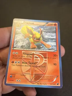 Pokemon TCG Flareon Plasma Freeze 12/116 Mid Era Non Holo Card - Image 4