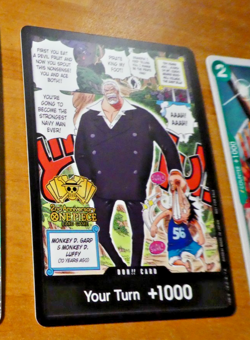 ONE PIECE ENGLISH CARD GAME CARTE DON!! Monkey D Garp 2nd Anniversary EN NM - Image 1