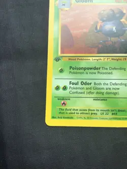 Pokemon Cards: Jungle 1st Edition Uncommon: Gloom 37/64 - Image 5