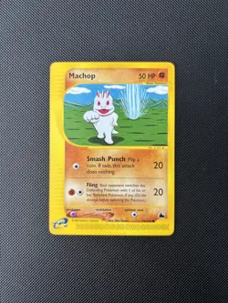 Pokemon Card Skyridge Machop 74/144 E Series Pokemon TCG - Image 1