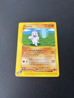 Pokemon Card Skyridge Machop 74/144 E Series Pokemon TCG - Image 2