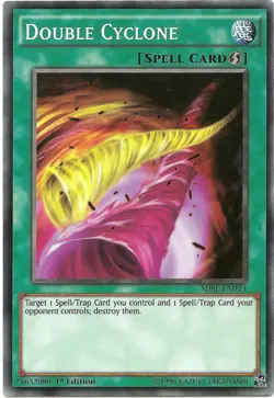 Double Cyclone SDSE-EN033 Yu-Gi-Oh Card 1st Edition New - Image 1