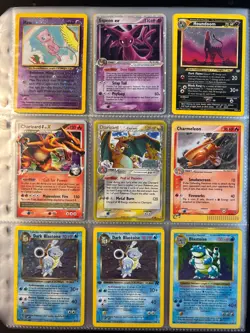 Lot of 180 ALL HOLO Vintage Pokemon Card Binder Collection - Image 2