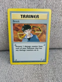 Pokemon TCG Brock Trainer Card Gym Heroes 98/132 Vintage Rare, Near Mint - Image 2