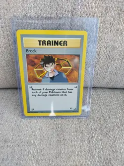 Pokemon TCG Brock Trainer Card Gym Heroes 98/132 Vintage Rare, Near Mint - Image 5