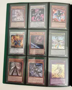 Yugioh 55 Foil/600 Card Binder Lot Blue-Eyes White Dragon Red-Eyes Black Dragon - Image 5