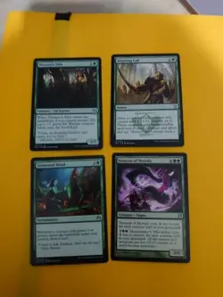 MTG Card x4 Elemental Bond,Inspiring Call,Dwynen's Elite, Nemesis of Mortals - Image 1