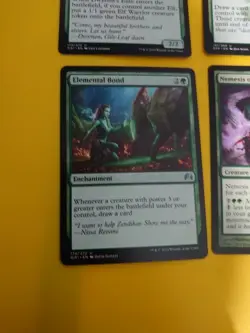 MTG Card x4 Elemental Bond,Inspiring Call,Dwynen's Elite, Nemesis of Mortals - Image 2