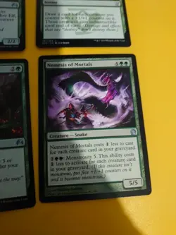 MTG Card x4 Elemental Bond,Inspiring Call,Dwynen's Elite, Nemesis of Mortals - Image 4