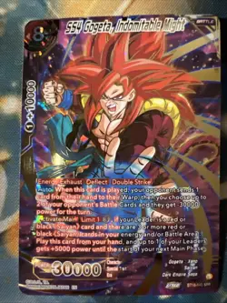 2022 Dragon Ball Super Card Game SS4 Gogeta, Indomitable Might Bt18-143 Spr - Image 1