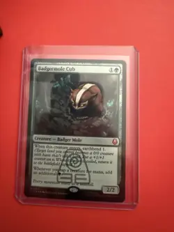 Badgermole Cub - MAGIC THE GATHERING - #167 - (FOIL) - Near Mint - Image 1