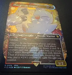 Mog, Moogle Warrior (Borderless) (Chocobo Track Foil) Final Fantasy Magic - 0476 - Image 1