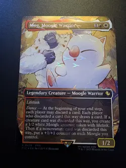Mog, Moogle Warrior (Borderless) (Chocobo Track Foil) Final Fantasy Magic - 0476 - Image 2