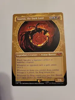 Sauron, the Dark Lord LTR M 0329 MTG Magic Lord Of The Rings Mythic NM - Image 1