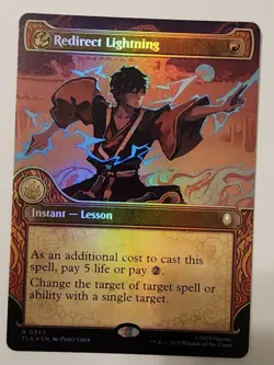 Mtg Avatar The Last Airbender Redirect Lightning Showcase NM Foil - Image 1