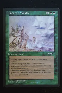 Magic The Gathering MTG NATURE'S WRATH Alliances LP Lightly Played - Image 1