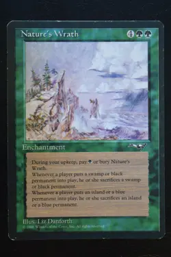 Magic The Gathering MTG NATURE'S WRATH Alliances MP Moderately Played - Image 1
