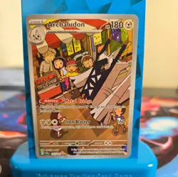Pokemon Card Archaludon 155/142 Stellar Crown Illustration Holo Rare - Image 1