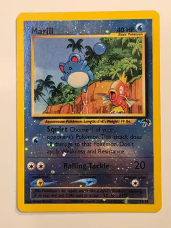 2001 Pokemon - Southern Islands Marill Reverse Holo - Image 1