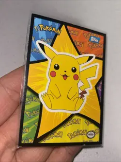1999 Topps TV Pikachu Pokemon The First Movie Puzzle Card Vintage Rare - Image 1