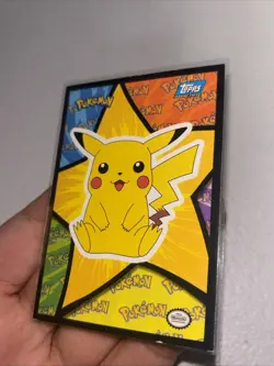 1999 Topps TV Pikachu Pokemon The First Movie Puzzle Card Vintage Rare - Image 2