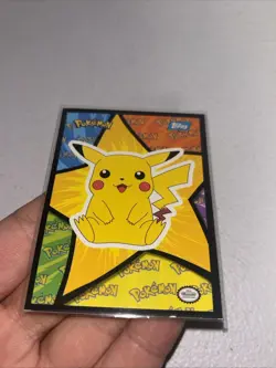 1999 Topps TV Pikachu Pokemon The First Movie Puzzle Card Vintage Rare - Image 3