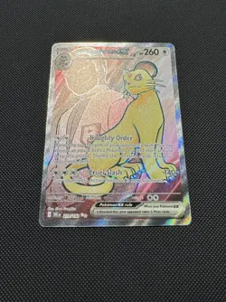 Pokemon TCG Team Rocket’s Persian ex 219/182 SV10: Destined Rivals Ultra Rare NM - Image 2