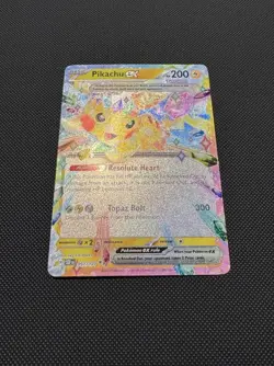 Pokemon TCG Pikachu ex 057/191 SV08: Surging Sparks Double Rare Near Mint - Image 2