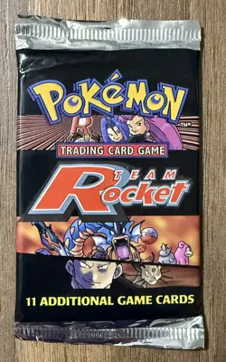WOTC Pokemon TCG Team Rocket Booster Pack SEALED - Image 1