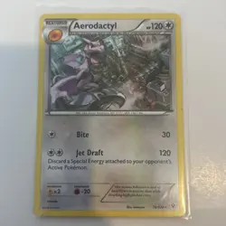 Pokemon XY Fates Collide - Aerodactyl - Non Holo Rare - 76/124 - NM/VLP - Image 1