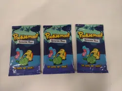 3 Pookiemoot Pokemon fan art Gen 2 Poke Derp Sealed 3 Booster Packs New - Image 1