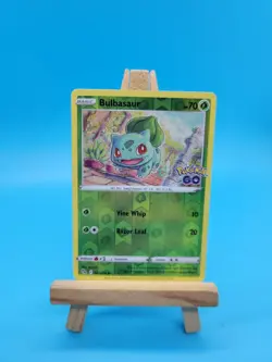 Bulbasaur 001/078 Pokemon GO Common Reverse Holo Pokemon TCG - Image 1