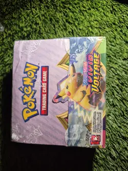 Pokemon Sword & Shield Vivid Voltage Booster Box Factory Sealed 36 Packs (JF44) - Image 1