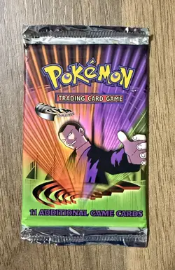 Wizards of the Coast Pokemon Gym Challenge (SEALED) - Booster Pack Giovanni Art 742818062244 - Image 1