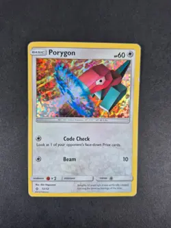 Pokemon TCG - Porygon - 12/12 - Confetti Holo - 2018 McDonald's Promo - LP - Image 1