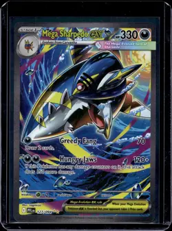 Pokemon ME02: Phantasmal Flames Mega Sharpedo ex 127/094 - Image 1