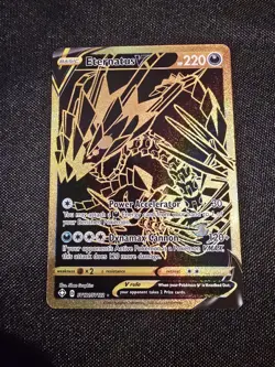 Pokemon TCG Eternatus v SV121/SV122 Shining Fates Gold Ultra Rare - Image 1