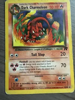 Pokemon TCG Dark Charmeleon 32/82 Team Rocket MP - Image 1