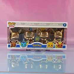 1/1 LIMITED EDITION EEVEELUTION GOLD PANDA CLUB FUNKO POP! POKEMON - Image 1