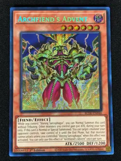 Yugioh Archfiend's Advent BLTR-EN046 1st Secret (NM) - Image 1