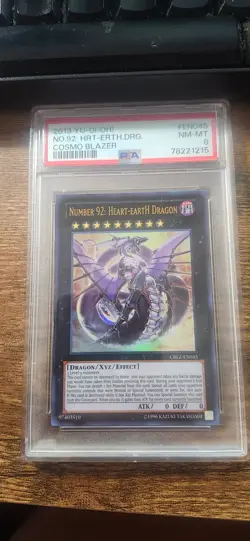 Number 92: Heart-eartH Dragon CBLZ-EN045 Cosmo Blazer PSA 8 - Image 1