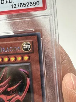 PSA 9 SLIFER THE SKY DRAGON PROMO YMA-EN001 MOVIE MANGA YUGIOH 2004 ENGLISH - Image 5