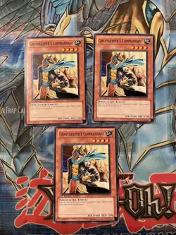 Yugioh 3x Gravekeeper's Commandant SDMA-EN017 1st Edition Common - NM - Image 3