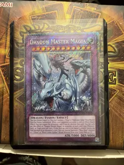 Dragon Master Magia - (RA04 - EN055) - Platinum Secret Rare - 1st Ed - Image 1