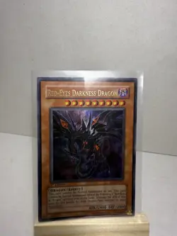 Yu-Gi-Oh! Red-Eyes Darkness Dragon SD1-EN001 Dragon's Roar 1st Edition - Image 1