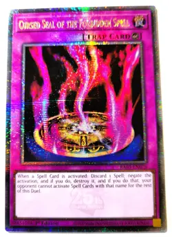 Cursed Seal of the Forbidden Spell RA03-EN076 Quarter Century Secret Rare YUGIOH - Image 1