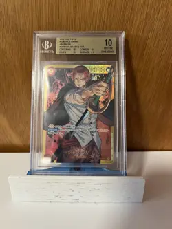 2022 One Piece TCG Japanese Romance Dawn Shanks SCR OP01-120 BGS 10 Pristine!! - Image 1