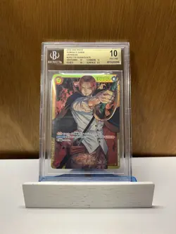 2022 One Piece TCG Japanese Romance Dawn Shanks SCR OP01-120 BGS 10 Pristine!! - Image 3