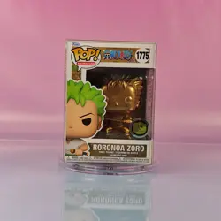 1/1 LIMITED EDITION RORONOA ZORO #1775 GOLD PANDA CLUB FUNKO POP! ONE PIECE - Image 1