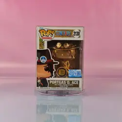 1/1 LIMITED EDITION PORTGAS D. ACE #2130 GOLD PANDA CLUB FUNKO POP! ONE PIECE - Image 1